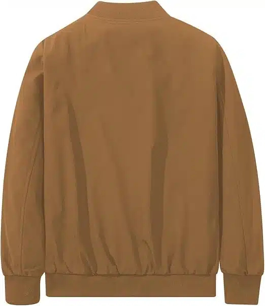 61hc8FaASNL._AC_SX522_ Men's Bomber Jacket Fashion Stylish Lightweight - Image 2