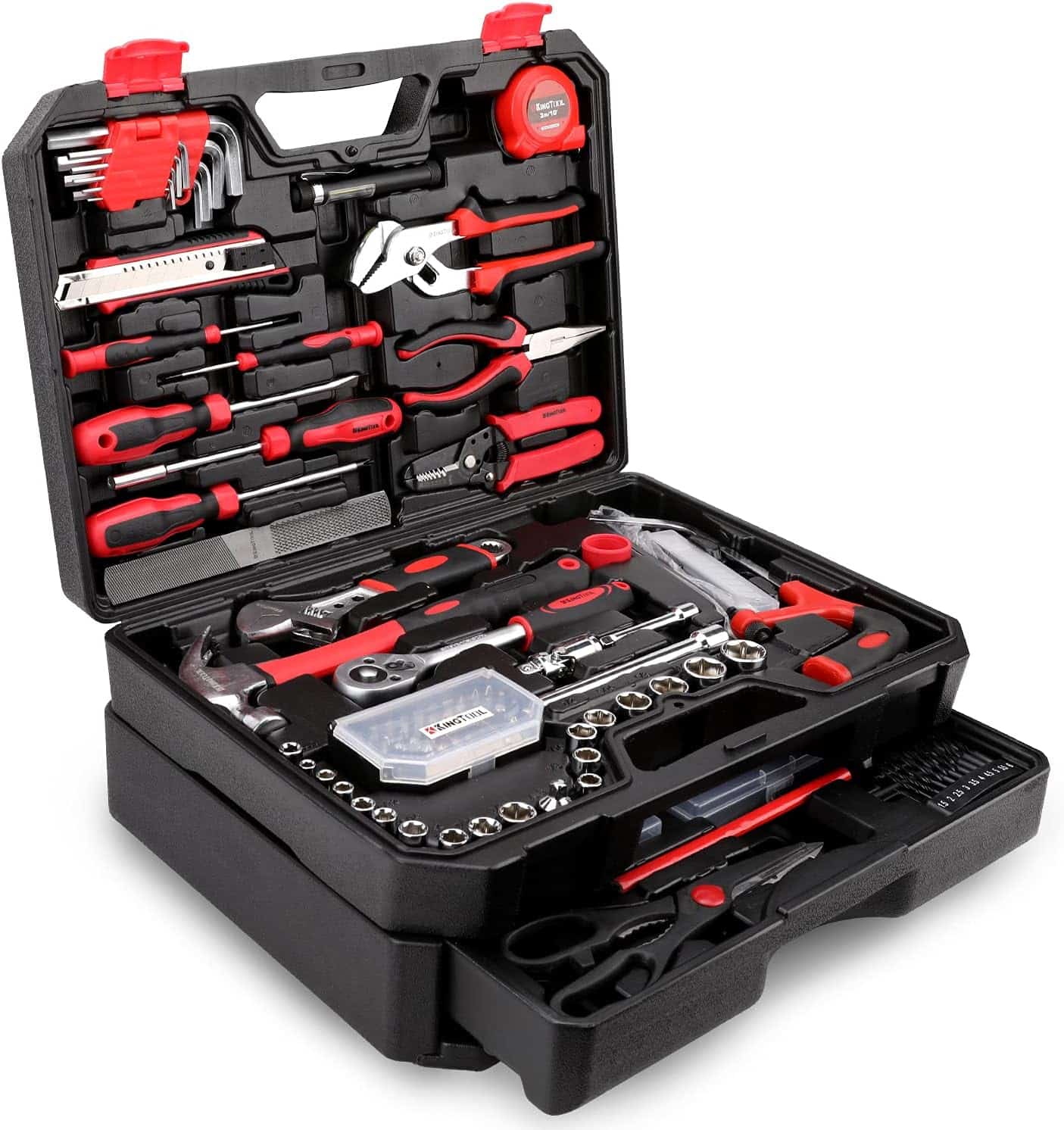 711pTh86caS._AC_SL1500_ KingTool 325 Piece Home Repair Tool Kit - Image 1