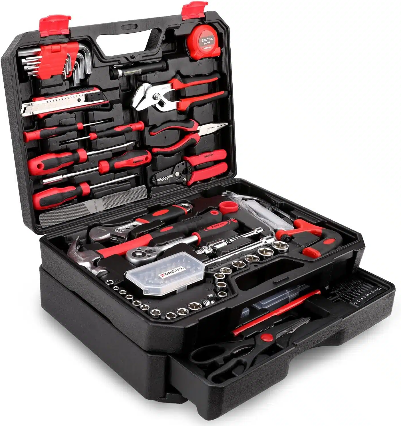 711pTh86caS._AC_SL1500_ KingTool 325 Piece Home Repair Tool Kit - Image 1