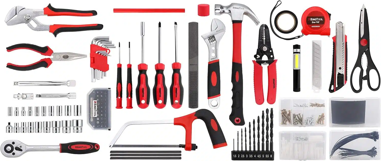 81+0rkR8s9S._AC_SL1500_ KingTool 325 Piece Home Repair Tool Kit - Image 3